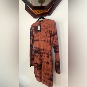 Nasty Gal "Alll About You" tie dye dress Sz 10